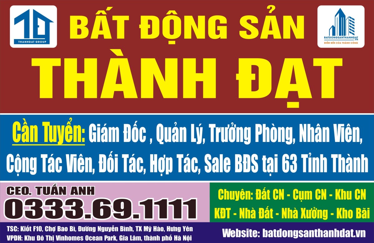 Sàn Giao Dịch Bất Động Sản tại Hưng Yên