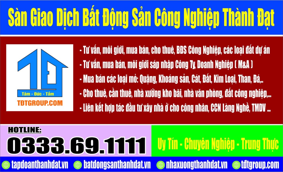 Giới Thiệu về Tập Đoàn Thành Đạt - Bất Động Sản Thành Đạt