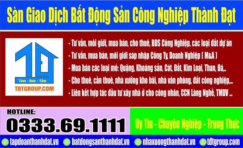 Công ty tư vấn đầu tư bất động sản công nghiệp